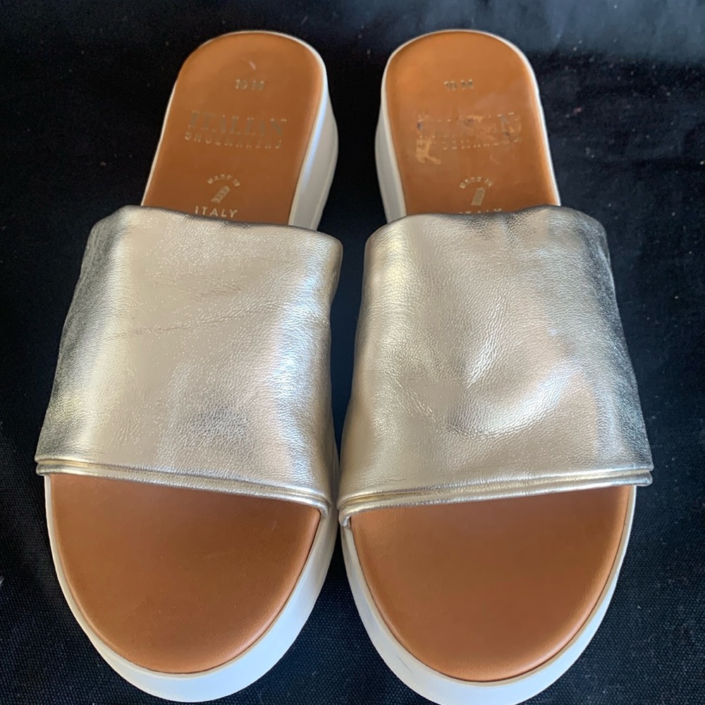 Italian Shoemakers Single Band Slide Sz-10